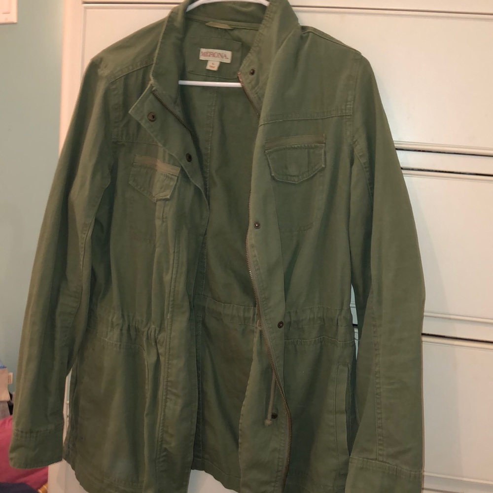 Army green jacket